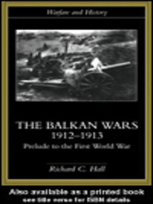 cover image of The Balkan Wars 1912-1913